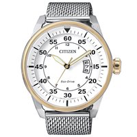 Orologio Citizen Uomo Of Aviator in Acciaio placcato oro giallo AW1364-54A - AW1364-54A